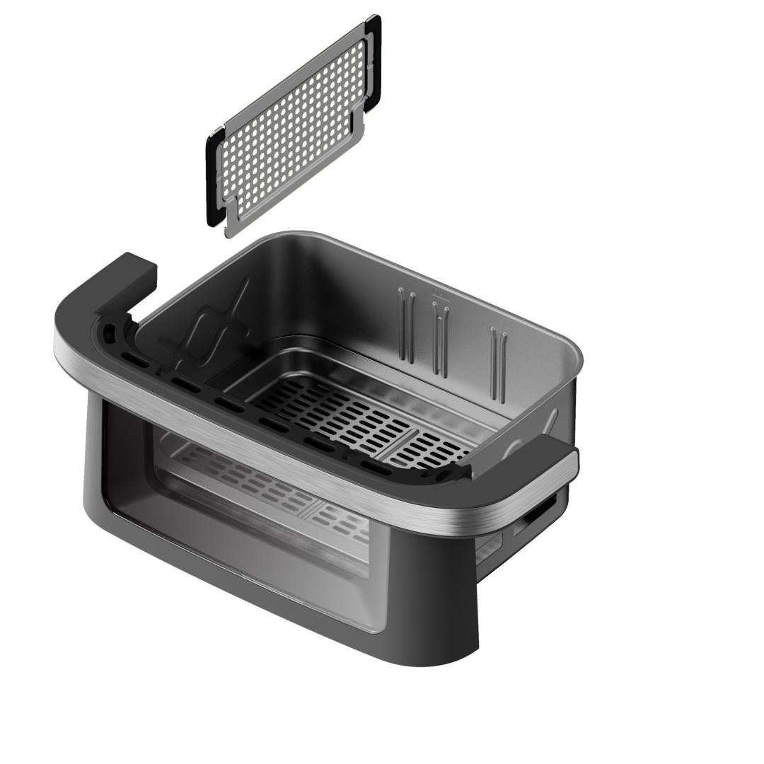 Friteuza Dubla Heinner HAF-C10DB22GREY (friteuza Dubla cu Aer Cald Heinner AirBake Revolution HAF-C10DB22GREY)