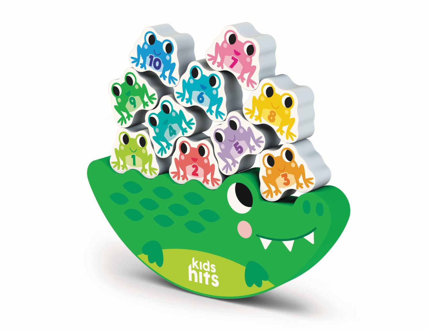 Kids Hits CROCODIL DE BALANSARE, JUCARIE LEMN
