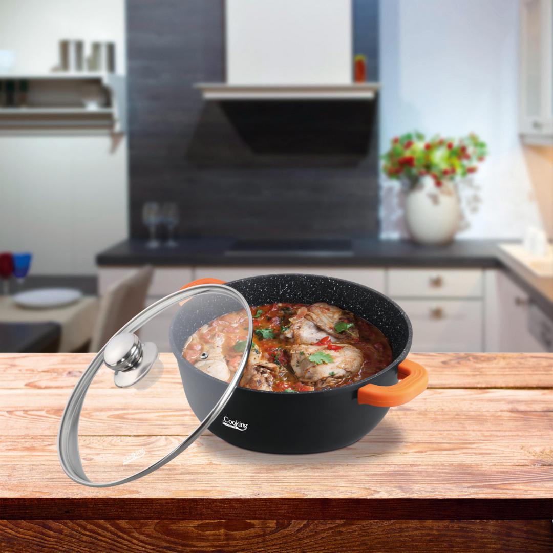 Heinner CRATITA AL+CAPAC 16X7.5CM,1.2L,DARK LINE