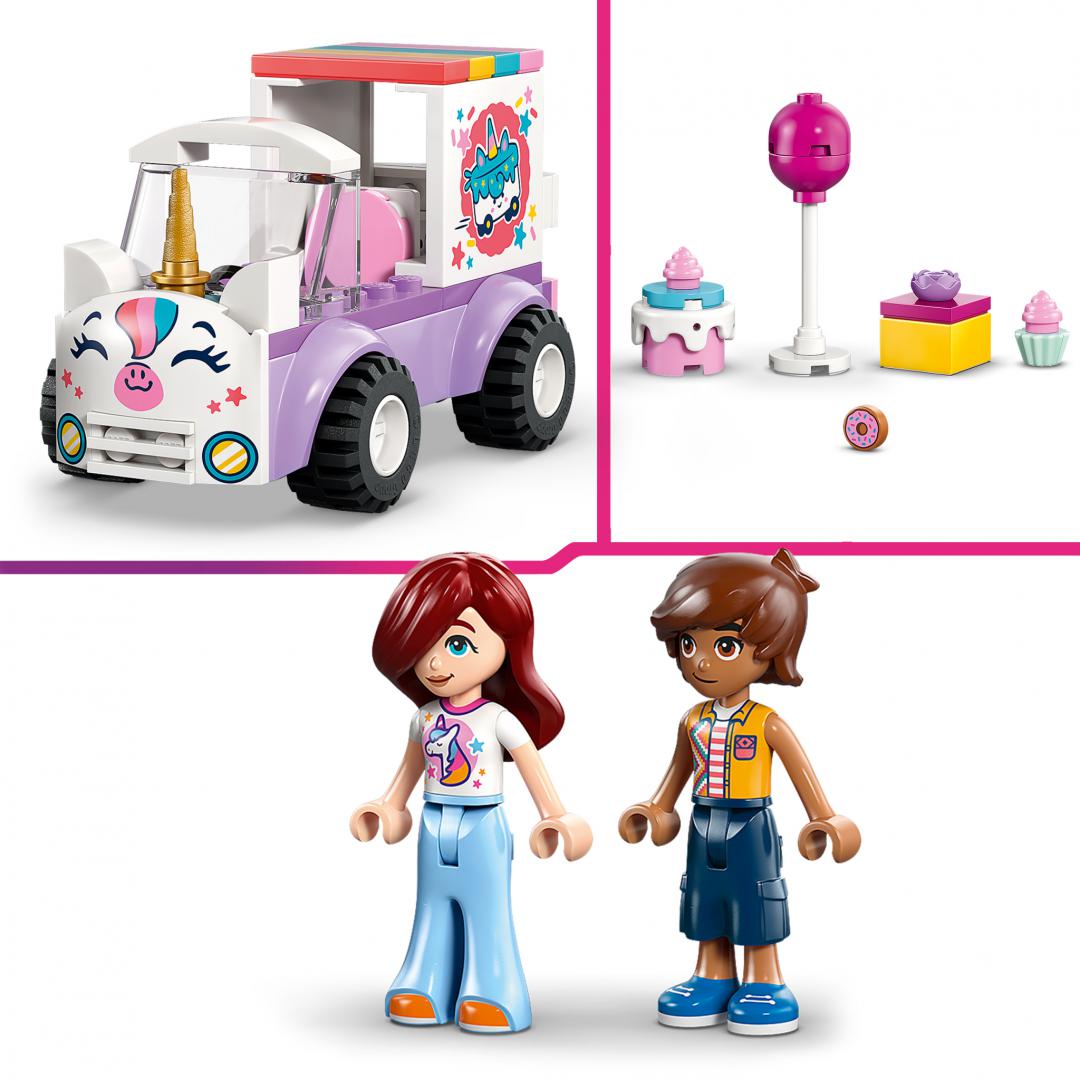 MASINA-UNICORN Pt. Livr. Tort LEGO42675 (MASINA-UNICORN pentru Livrare de Torturi LEGO42675)