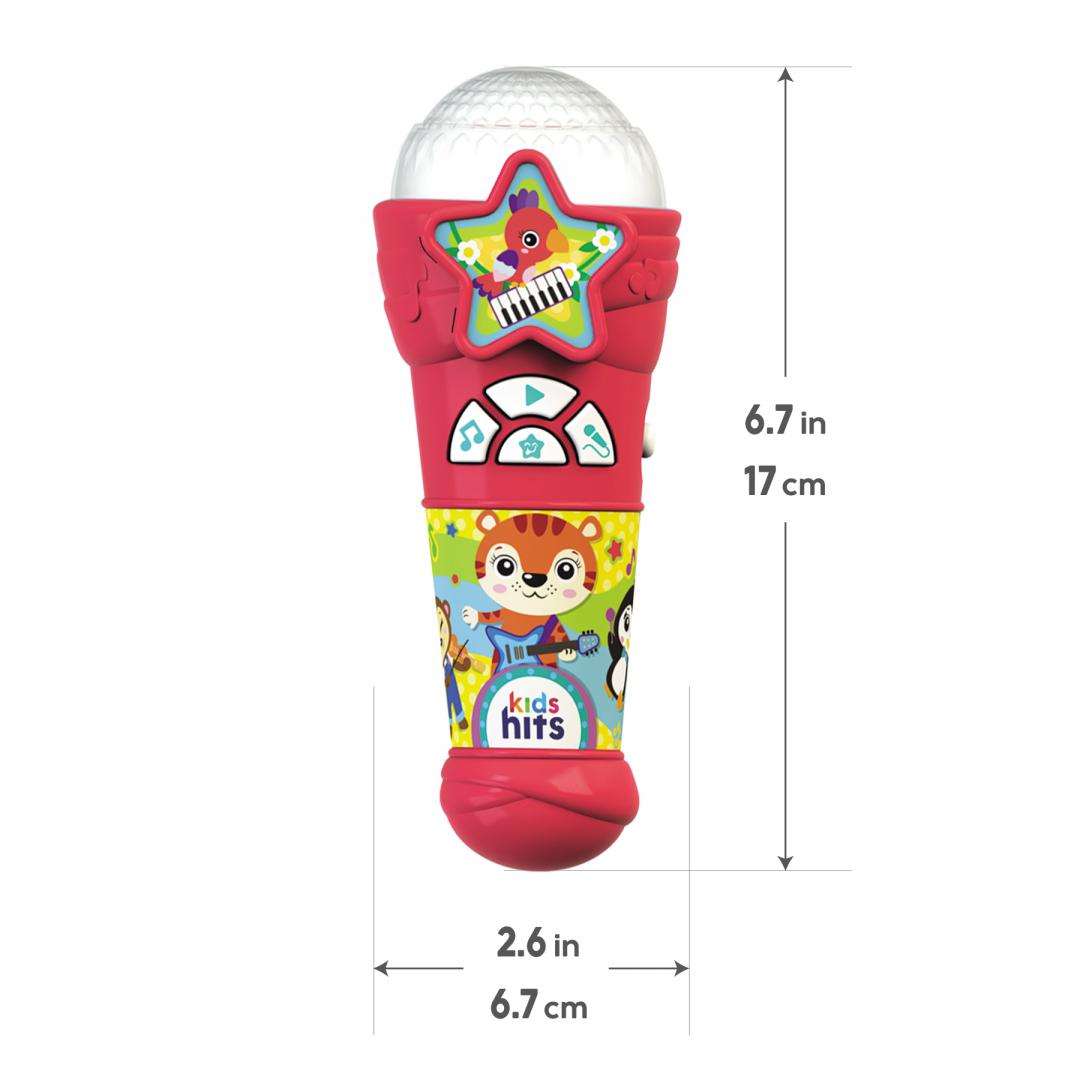 Kids Hits MICROFON CU LUMINI SI SUNETE
