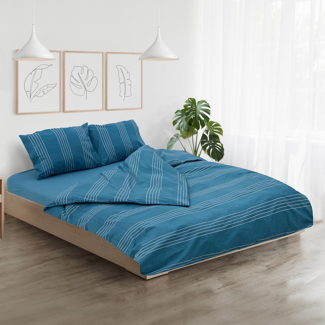 Set de pat,cearceaf cu elastic 180x200,C (Set de pat)