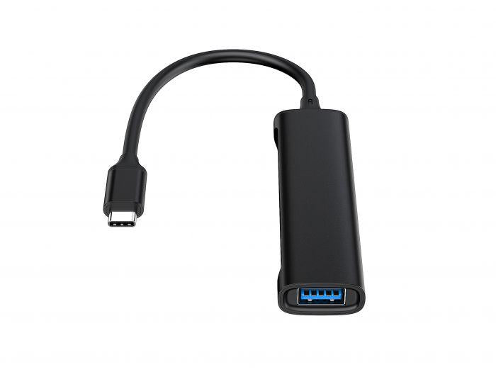 CONCEPTRONIC HUBBIES12B 4-Port USB 3.2 Gen 1 Hub, USB-C x 2, USB-A x 2, Aluminum Case, 24 x 92 x 12 mm