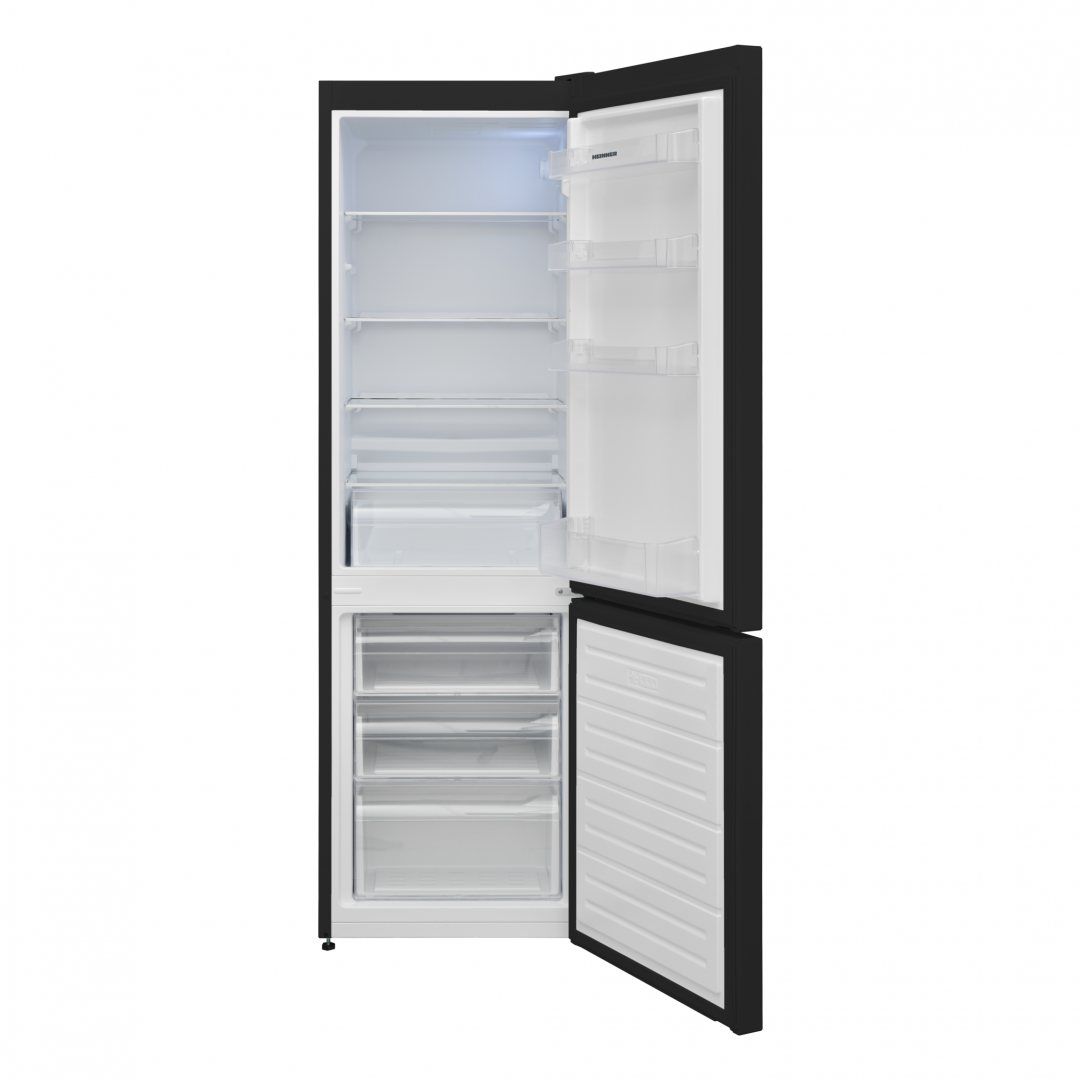 Combina frigorifica HEINNER HC-V2681BKE++, 268 l, Clasa E, Negru
