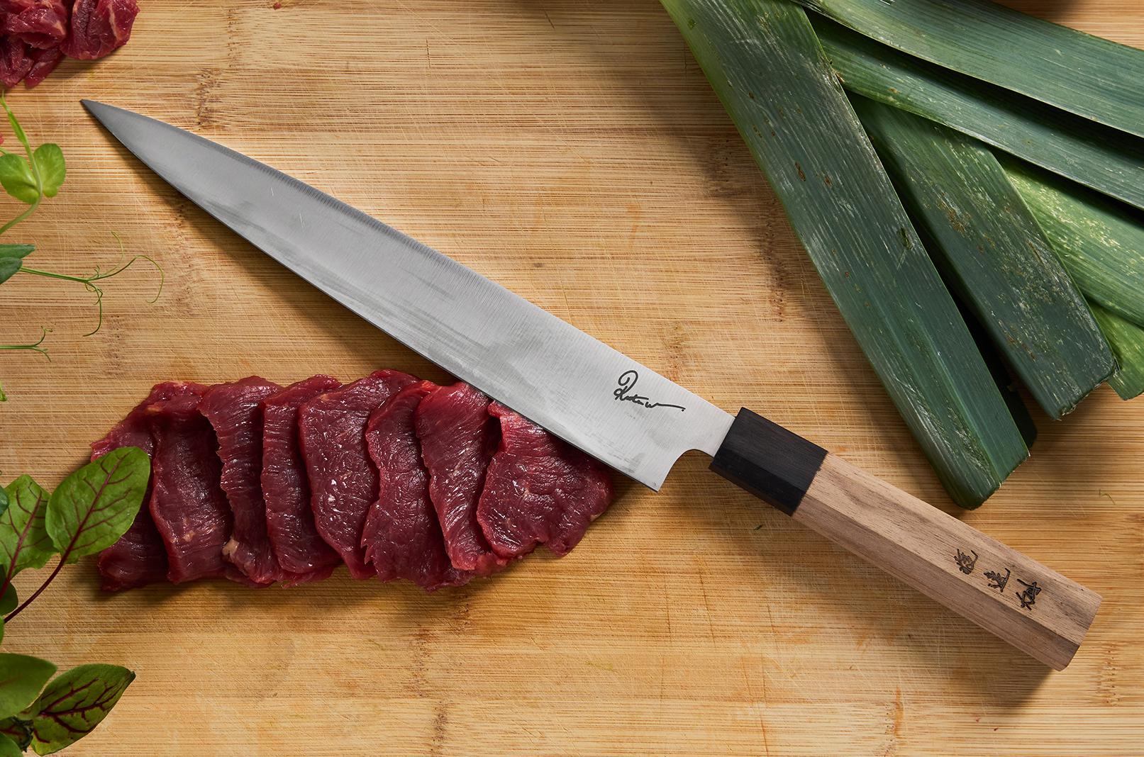 CUTIT SUJIHIKI 24 CM, RIKITO WATANABE, SAMURAI GOURMET, COOKING BY HEINNER