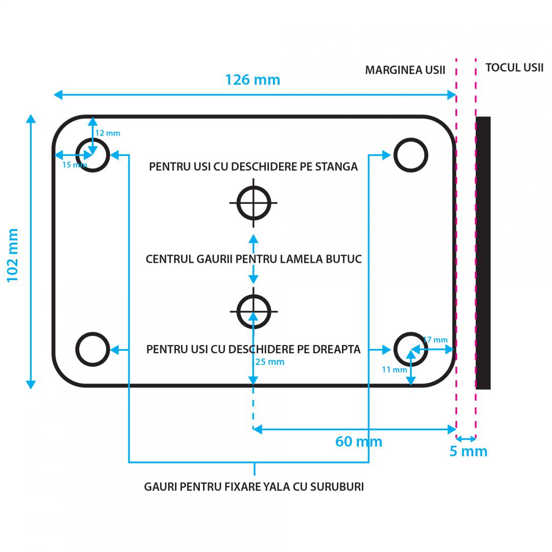 Yala Electromagnetica Pni H1073A (pni Yala electromagnetica H1073A din otel)