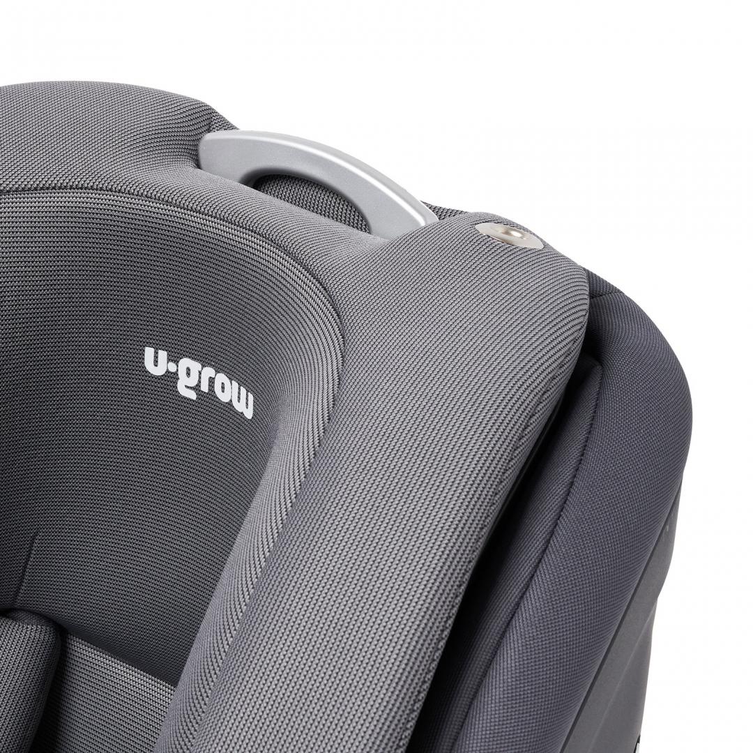 Scaun auto U-Grow,isofix,76-150 cm,gri
