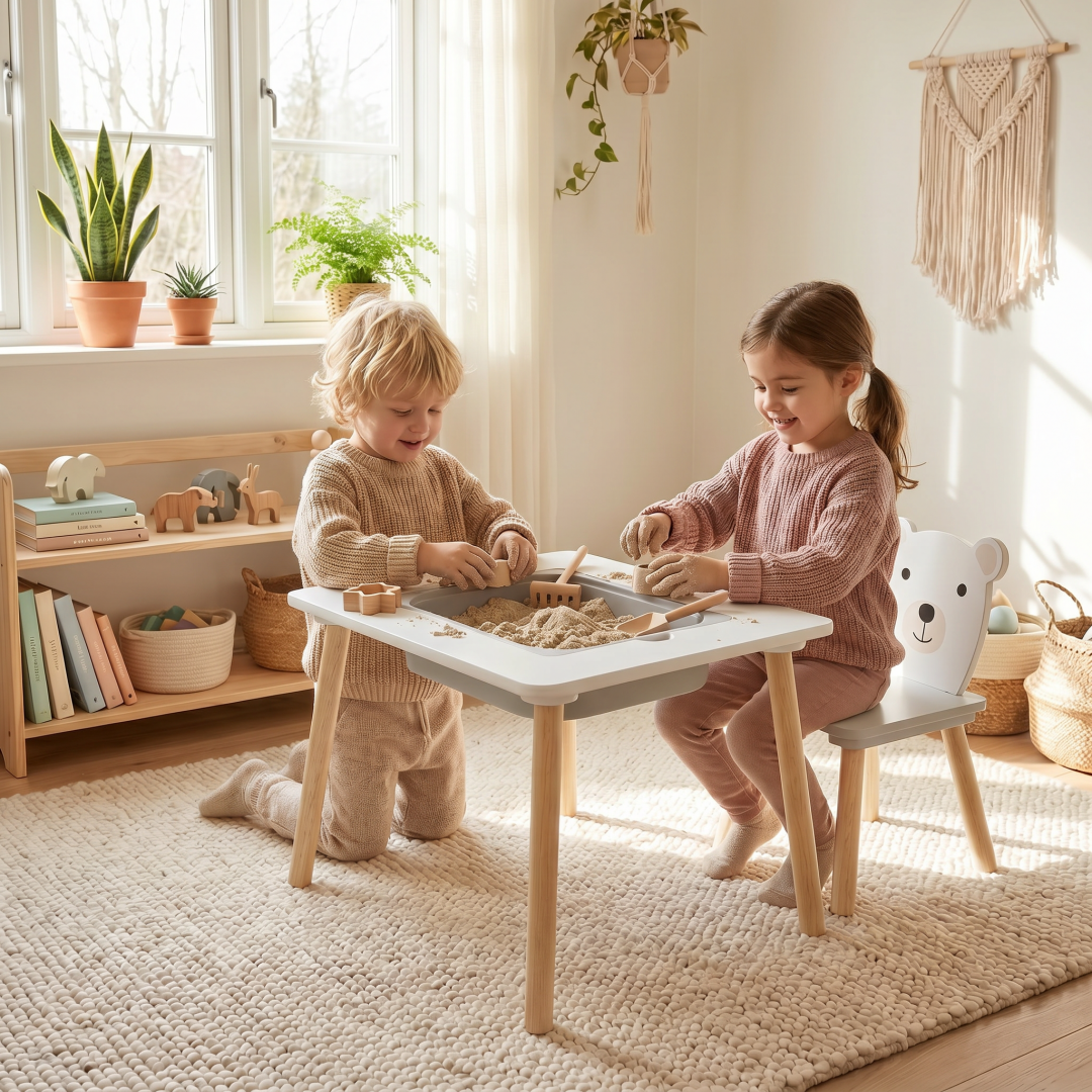 Set masuta cu depozit  si 2scaune U-Grow