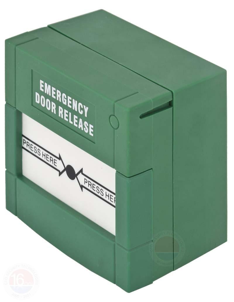 Buton Urgenta Verde CPK-861A (Buton aplicabil din plastic pentru iesire de urgenta; Material: plastic)