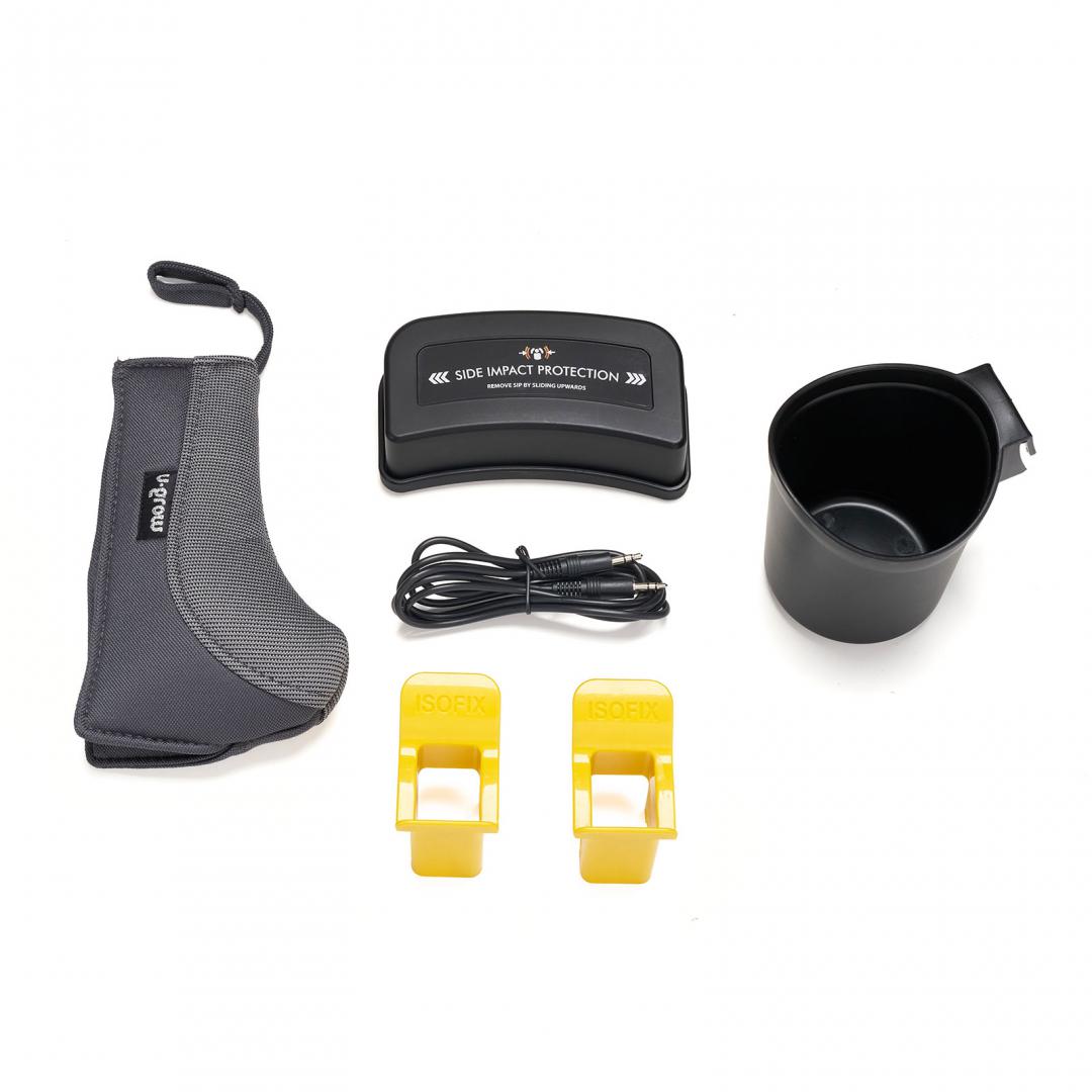 Scaun auto U-Grow,isofix,76-150 cm,gri