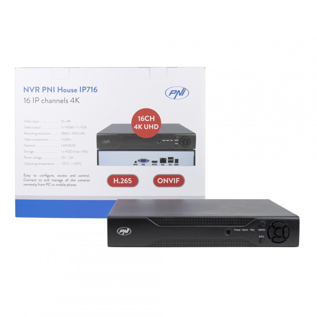 Pni NVR House IP716 16 Canale H.265 (NVR Pni House IP716)
