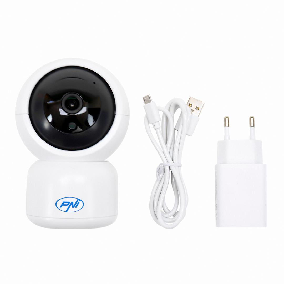Pni Camera Supraveghere MIP390T (Camera supraveghere video Pni IP390T 1080P cu Ptz WIFI H264+ suporta microSD...)