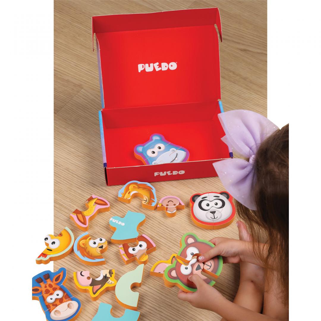 Puedo Toys PUZZLE BABY DIN SPUMA, 21 PIESE