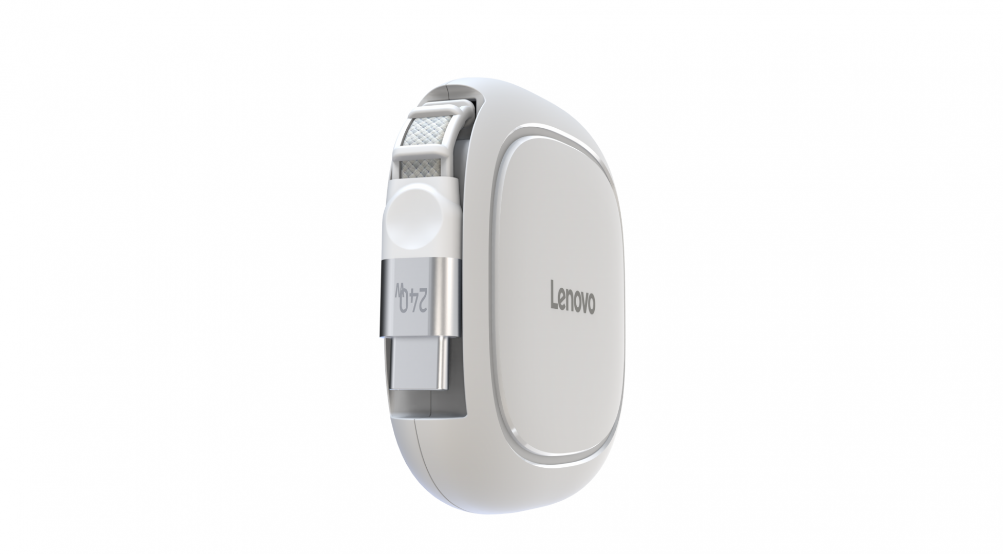 Lenovo 240W USB-C Retractable Cable Wh (Cablu Lenovo 240W USB-C Retractable; Greutate: 0.07KG; Dimensiuni: 120 MM x 100...)