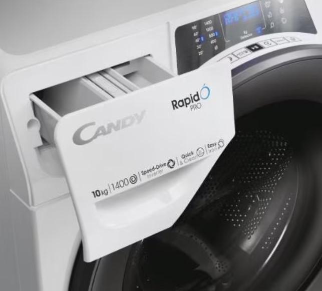 Masina de Spalat Candy Rp 4106BWMR/1-S (Masina de spalat rufe Candy Rapido Pro Rp 4106BWMR/1-S)