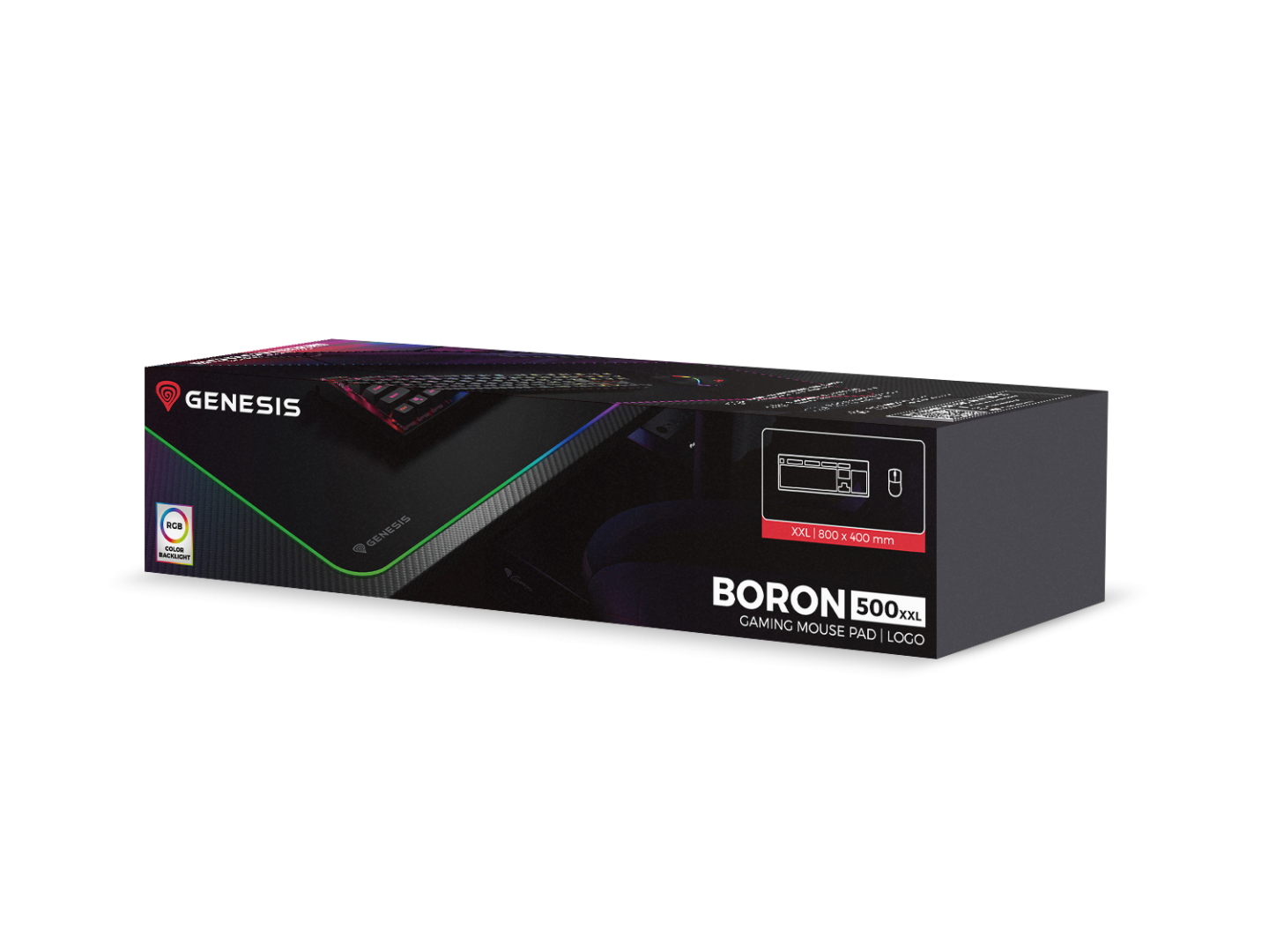 Mousepad Genesis Boron 500 XXL