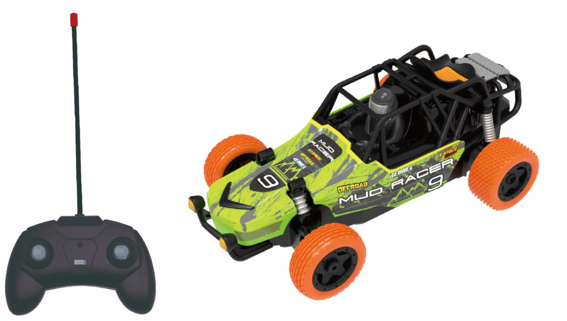 Masinuta Telec. Nitro 1/24, 19CM, Ver. (masinuta cu Telecomanda Nitro Racer)