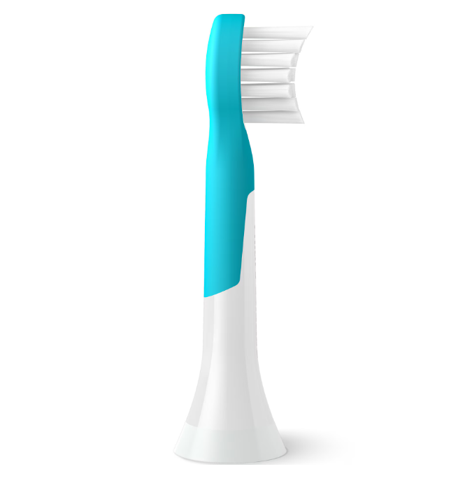 Rezerve PHILIPS Sonicare Kids Compact HX6034/90, Pachet de 4 capete de periere, Standard, Click-on, L x A x I (mm) 60x25.7x230.5