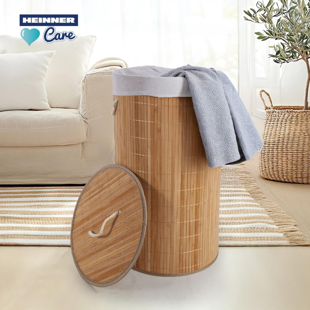 Heinner COS RUFE BAMBUS ROTUND 35x60 CM, 55 L