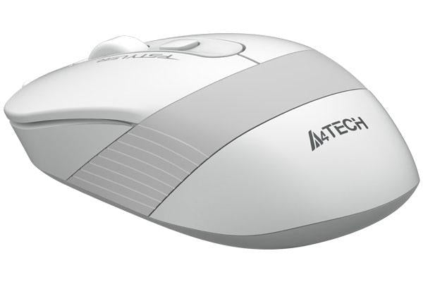 Mouse wireless A4tech, optic, rezolutie 2000 DPI, dimensiuni 108 x 64 x 35 mm, greutate 67 g, alb