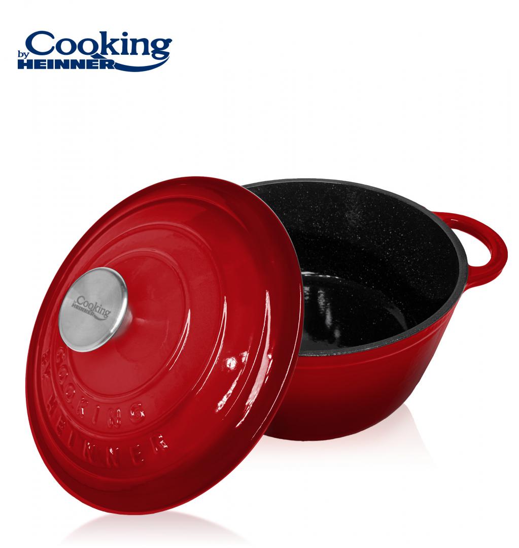 Heinner SEMI.FONTA EM+CAP 24x11.5CM, 4L,RED LINE