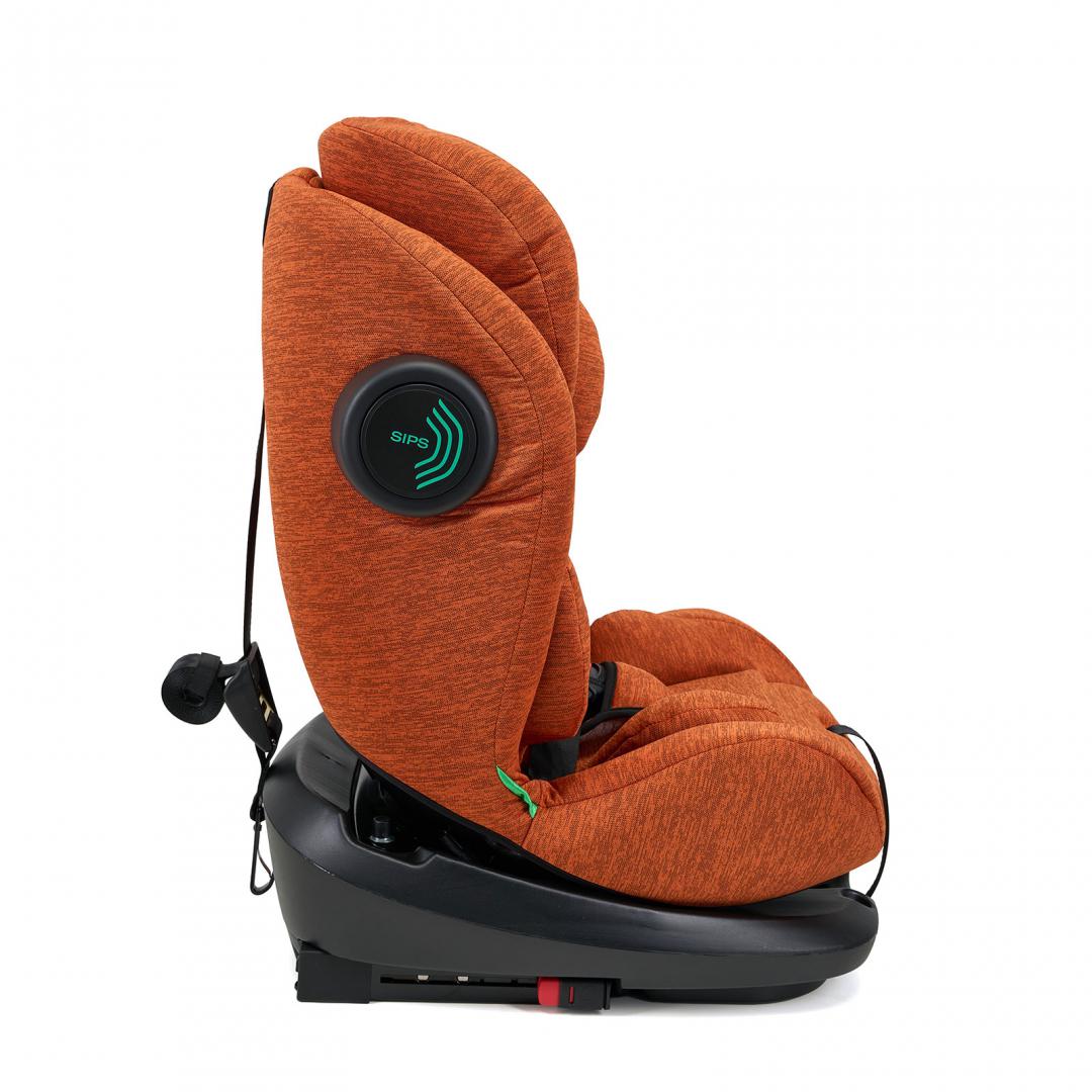RESIGILAT | Scaun auto 40-150 cm , rear facing / forward facing , rotativ 360 grade , 5 pozitii de ajustare pe spate , 10 pozitii de ajustare a tetierei pe inaltime, Caramiziu, U-Grow - imagine 5 - RESIGILAT