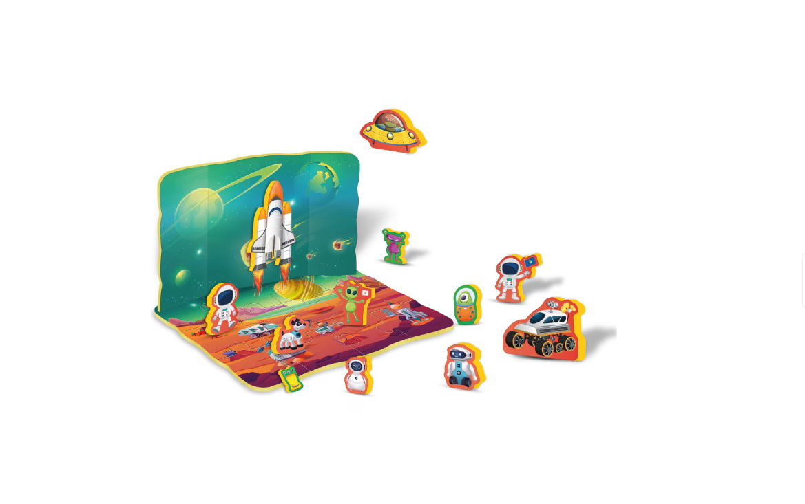 Puedo Toys PUZZLE SPATIU COSMIC, 25 PIESE