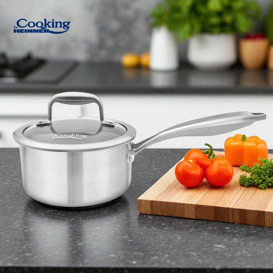 Heinner CASEROLA INOX+CAP 16x8.5CM,1.6L, ATOMIC3