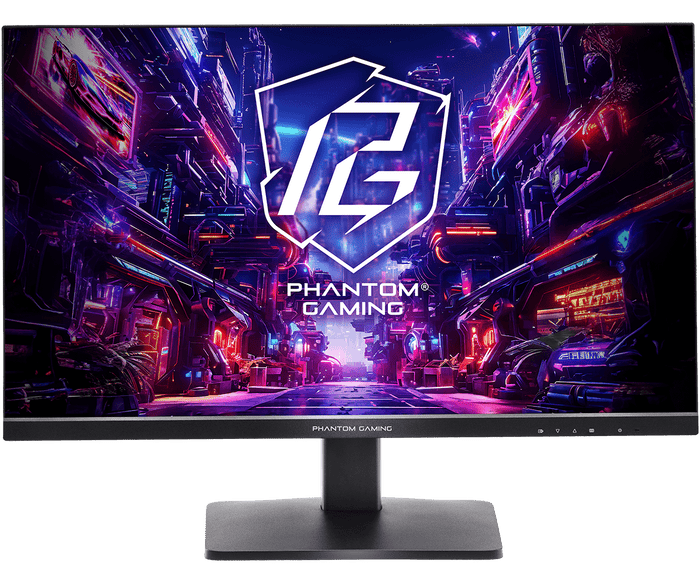Monitor Commercial ASRock Phantom Gaming PG27QFT1B, 27", 2560 x 1440 pixeli, Black, 2 ani Garantie