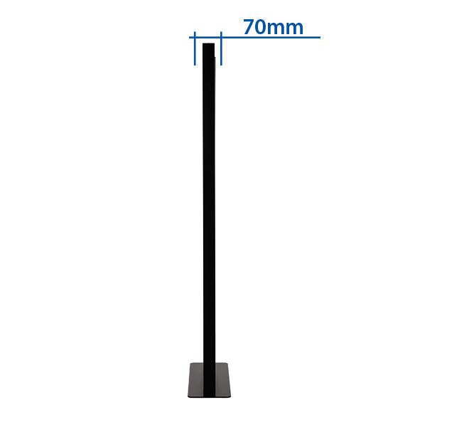 Suport podea B-Tech pt. OM55N-D, negru (Suport podea double sided B-Tech compatibil cu seria OM55N-D Samsung (Signage...)