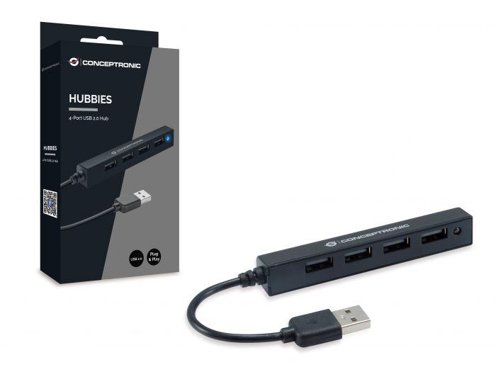 Conceptronic USB Hub 4PORT HUBBIES05B (Hub USB Conceptronic Hubbies)