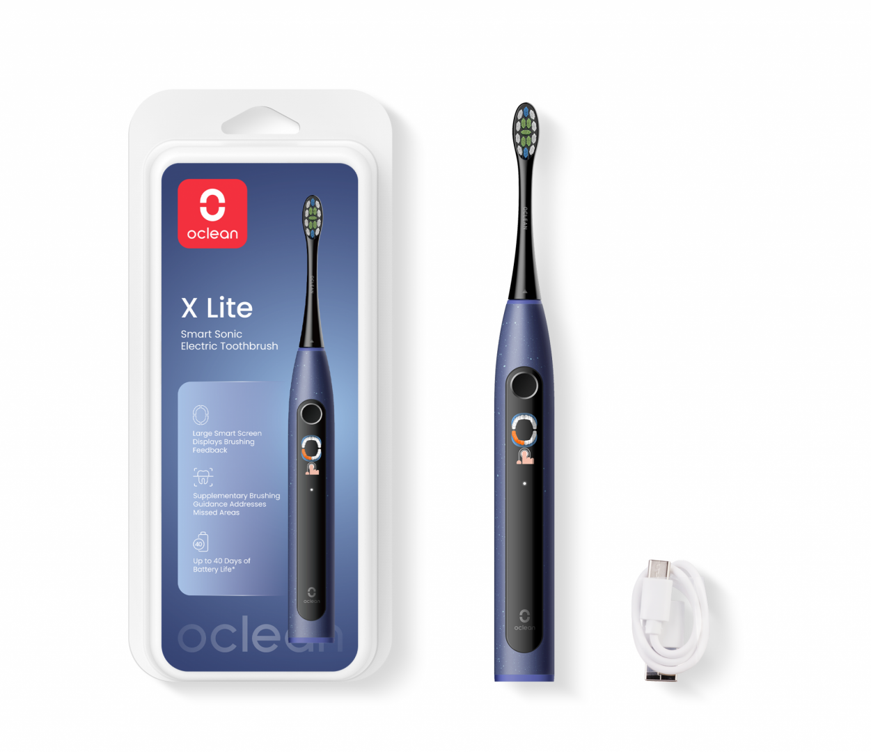 Periuta de Dinti Sonica Oclean X Lite Bl (Periuta de dinti smart sonica Oclean X Lite)