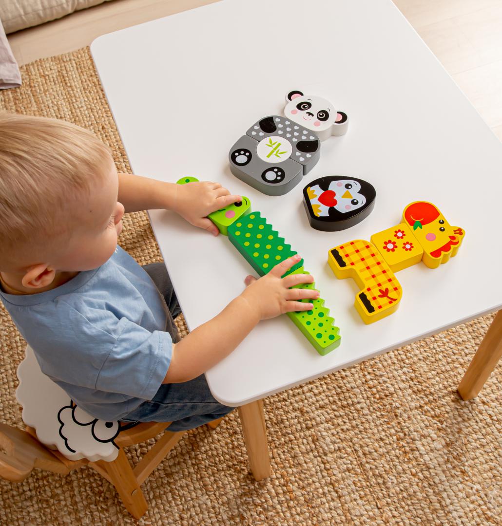 Kids Hits PANDA ȘI PRIETENII SAI, JUCARIE LEMN