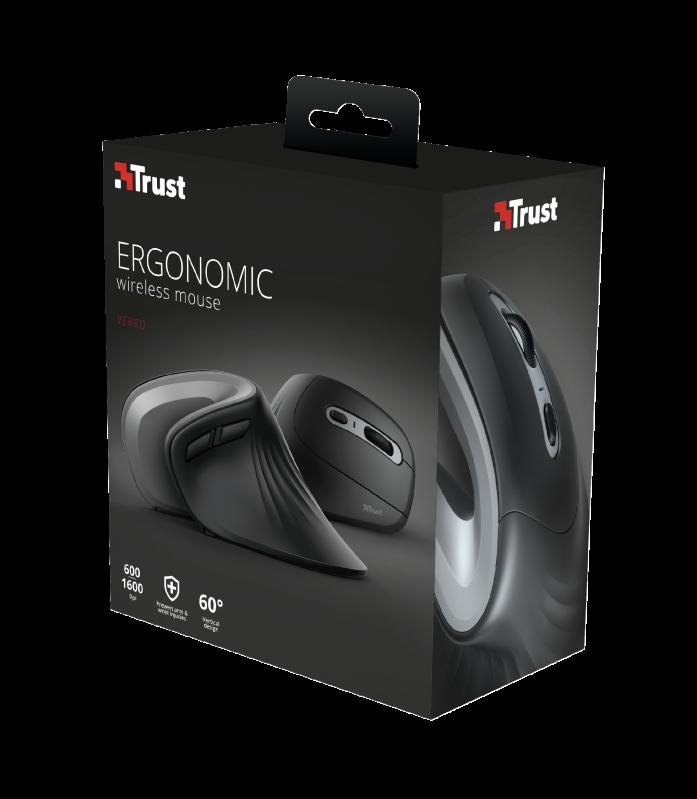 Mouse Trust Verro Ergonomic 1600 DPI, ng