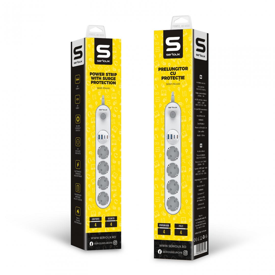 Serioux PRELUNGITOR CU PROTECTIE SRX PS44W