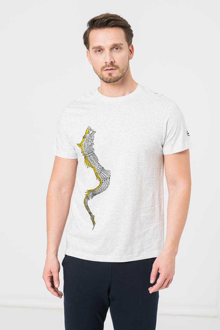 Pegas TRICOU CASUAL DRACON BARBATI LIGHT GRAY-