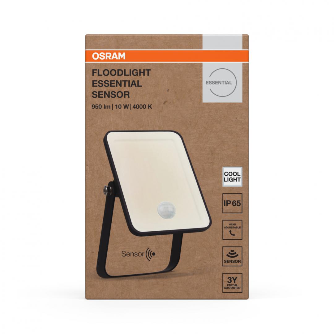 FL ESSENTIAL SENSOR 10W 840 BK OSRAM