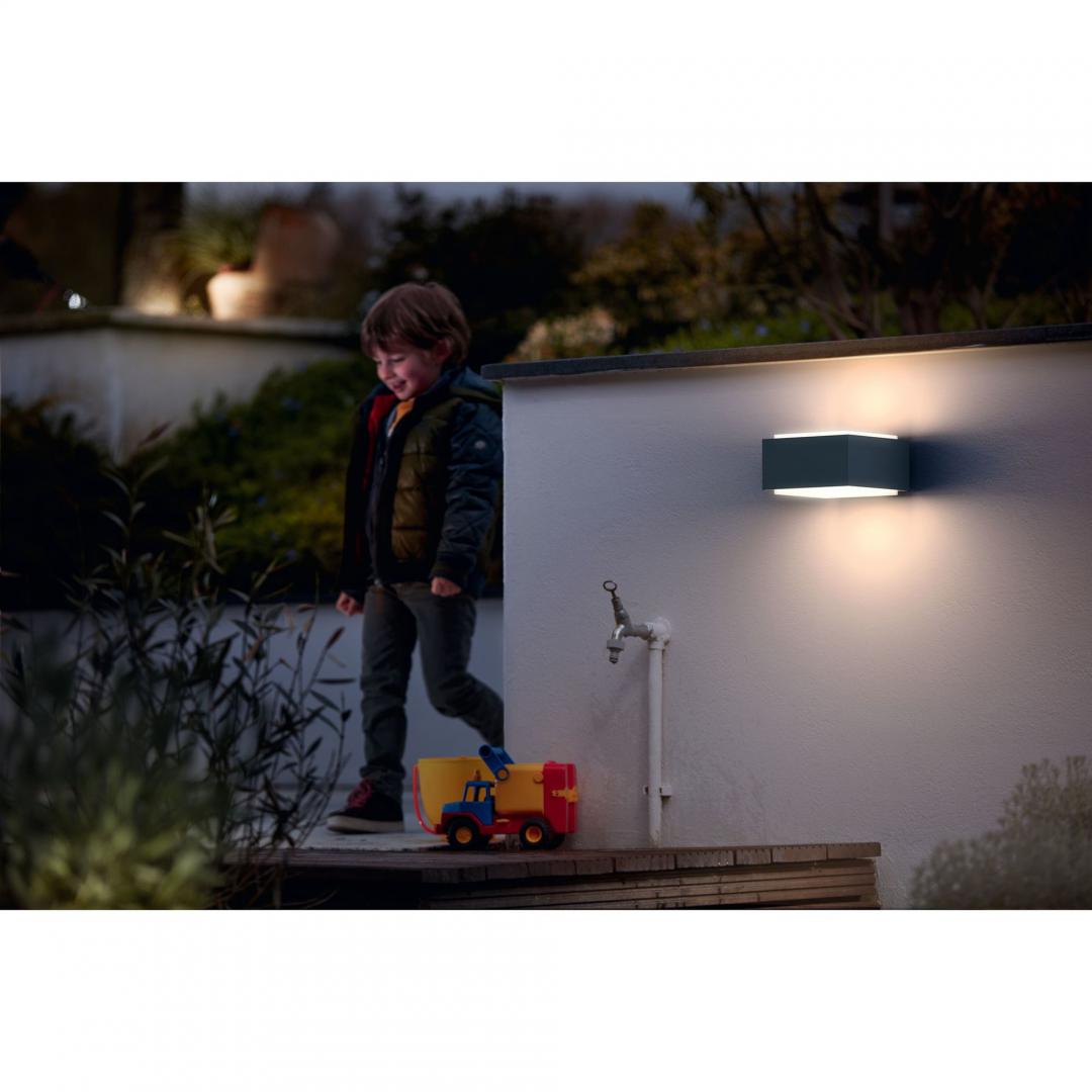 Philips HEDGEHOG WALL LANTERN ANTHRACITE 1X42W