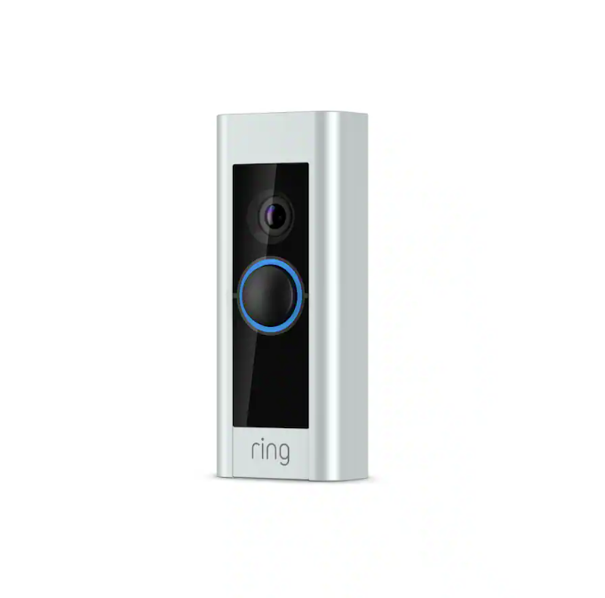 Ring Wired Doorbell Plus Satin Nickel