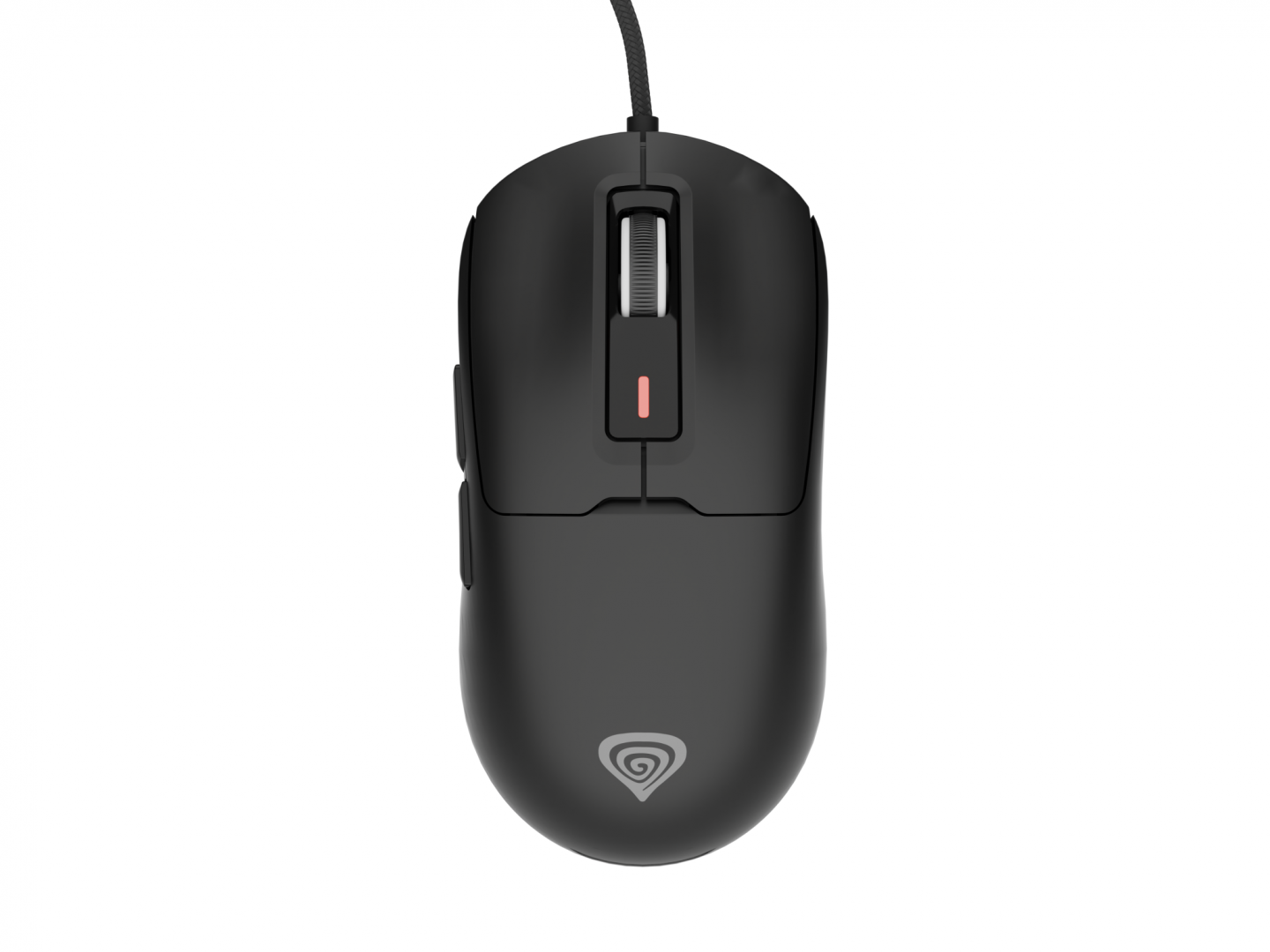 Mouse gaming cu fir Genesis Krypton 660, interfata USB, 12000 DPI, 6 butoane, iluminare RGB, negru