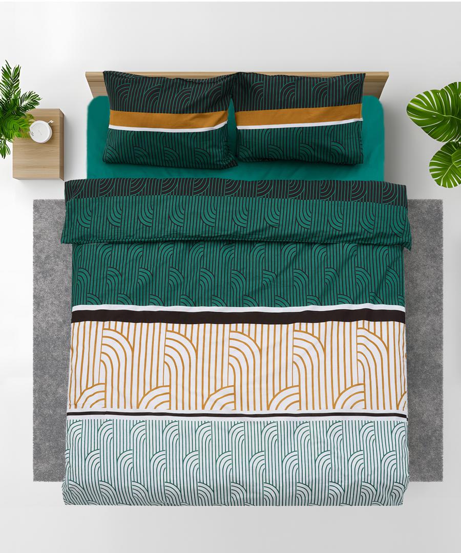 Heinner Lenjerie dubla 100% bumbac,4 piese, Deco