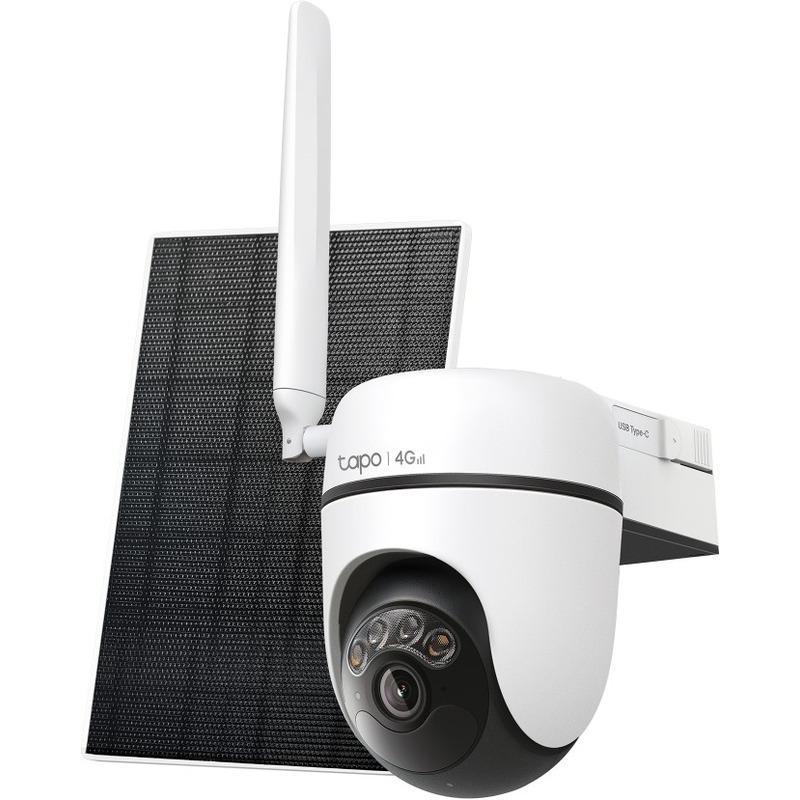 Tapo Solar-Powered Pan/Tilt 4G LTE Security Camera Kit, Senzor CMOS cu scanare progresivă de 1/2,8