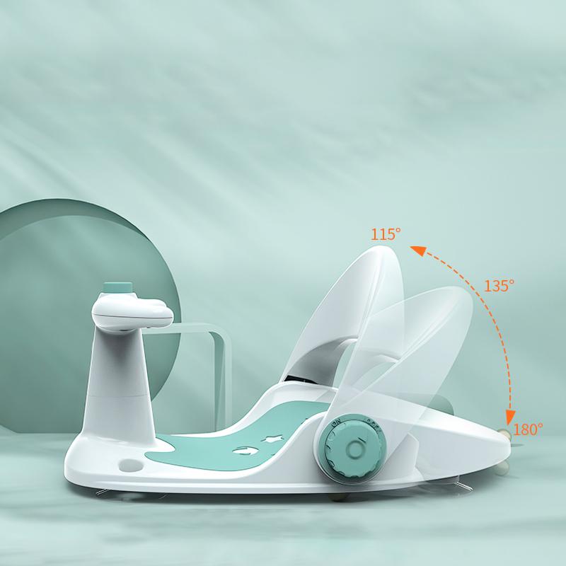 Scaun de baie bebe,reglabil,verde,U-Grow