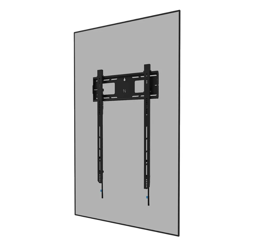Suport perete Neomounts heavy duty, pentru display-uri interactive si ecrane grele de pana la  50-98, sistem de prindere VESA 500x800, greutate maxima suportata 100kg, fix, montare tip portrait, distanta fata de perete 4.2cm, cu sistem ce permite prindere