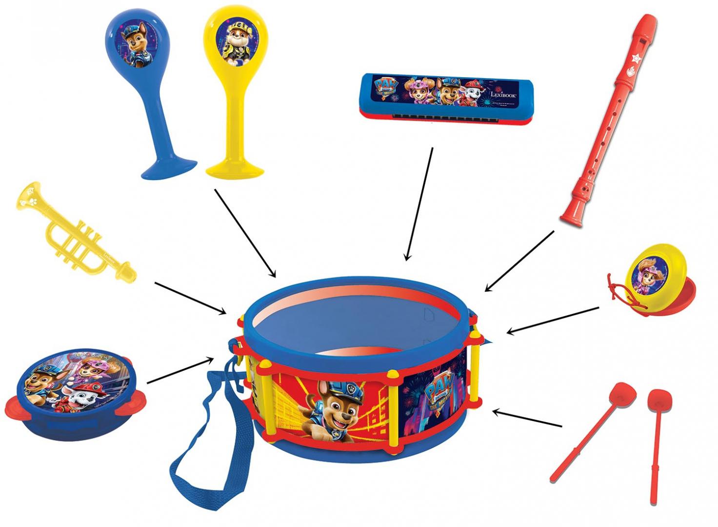 Set Muzical 7 Piese, Paw Patrol (set Muzical cu 7 Piese)