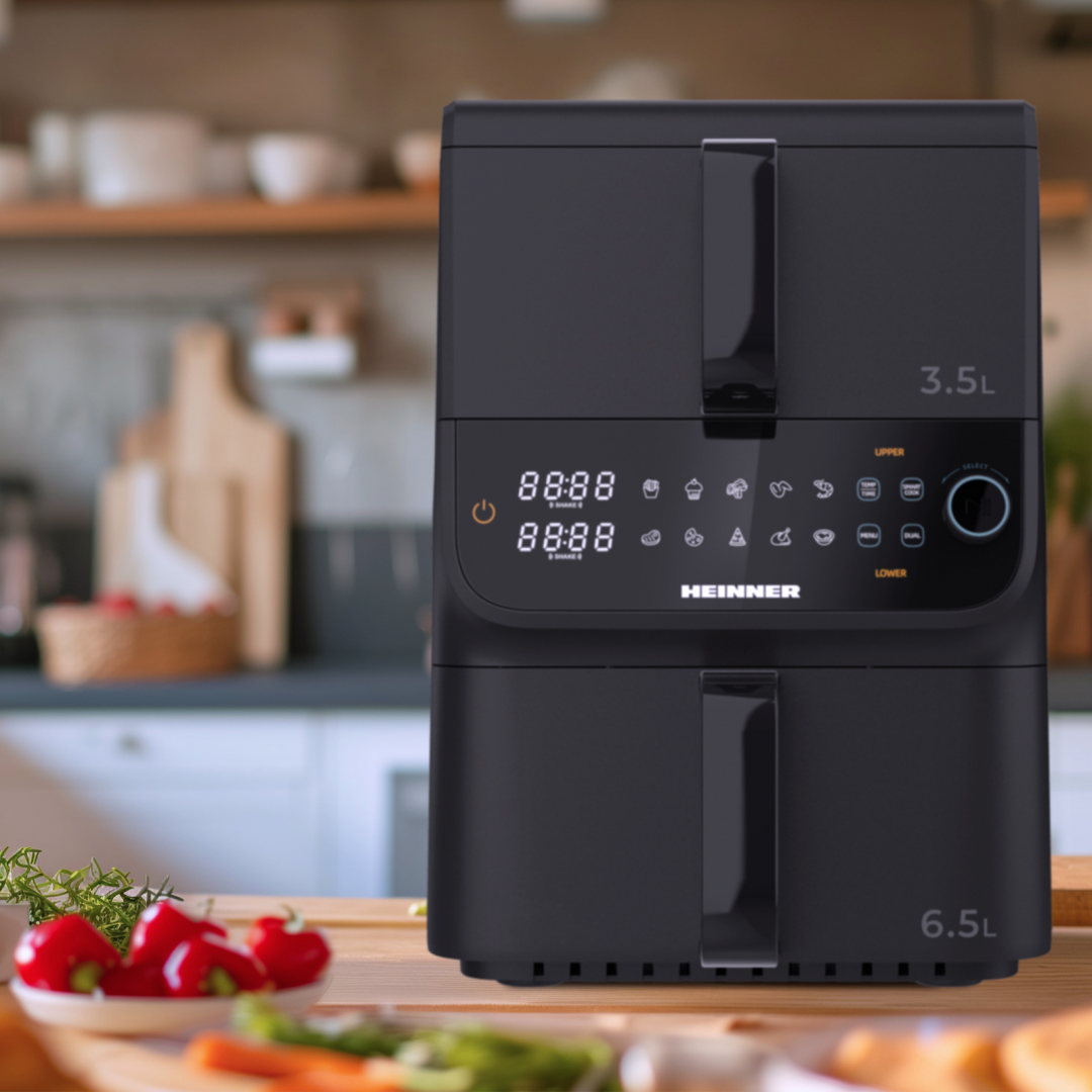 FRITEUZA DUBLA HEINNER HAF-C10DBS25BK