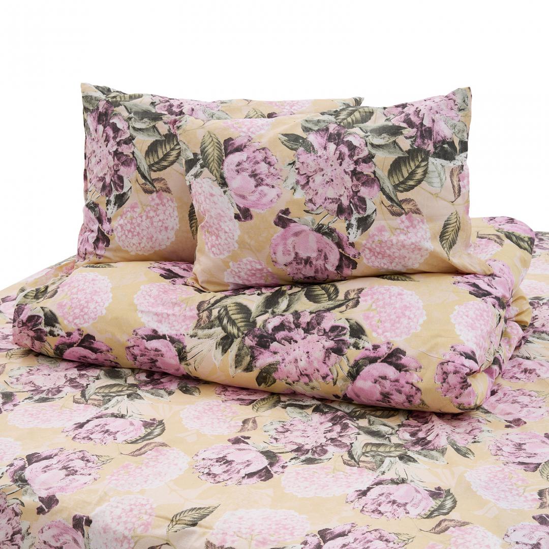 Vanora Set de pat king size bumbac,92 gsm,Peony