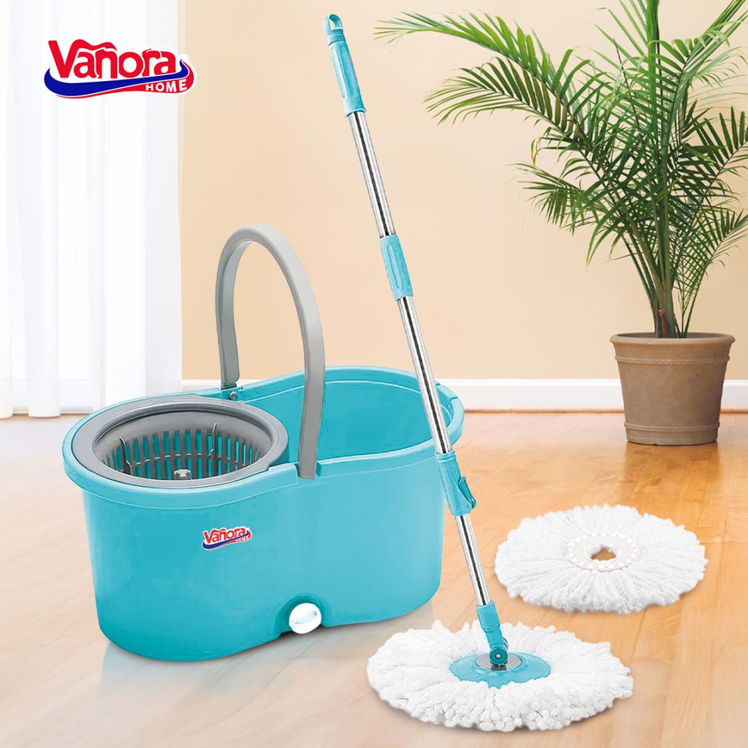Vanora SET CURATENIE CLEAN360,MOP ROT.ALBASTRU