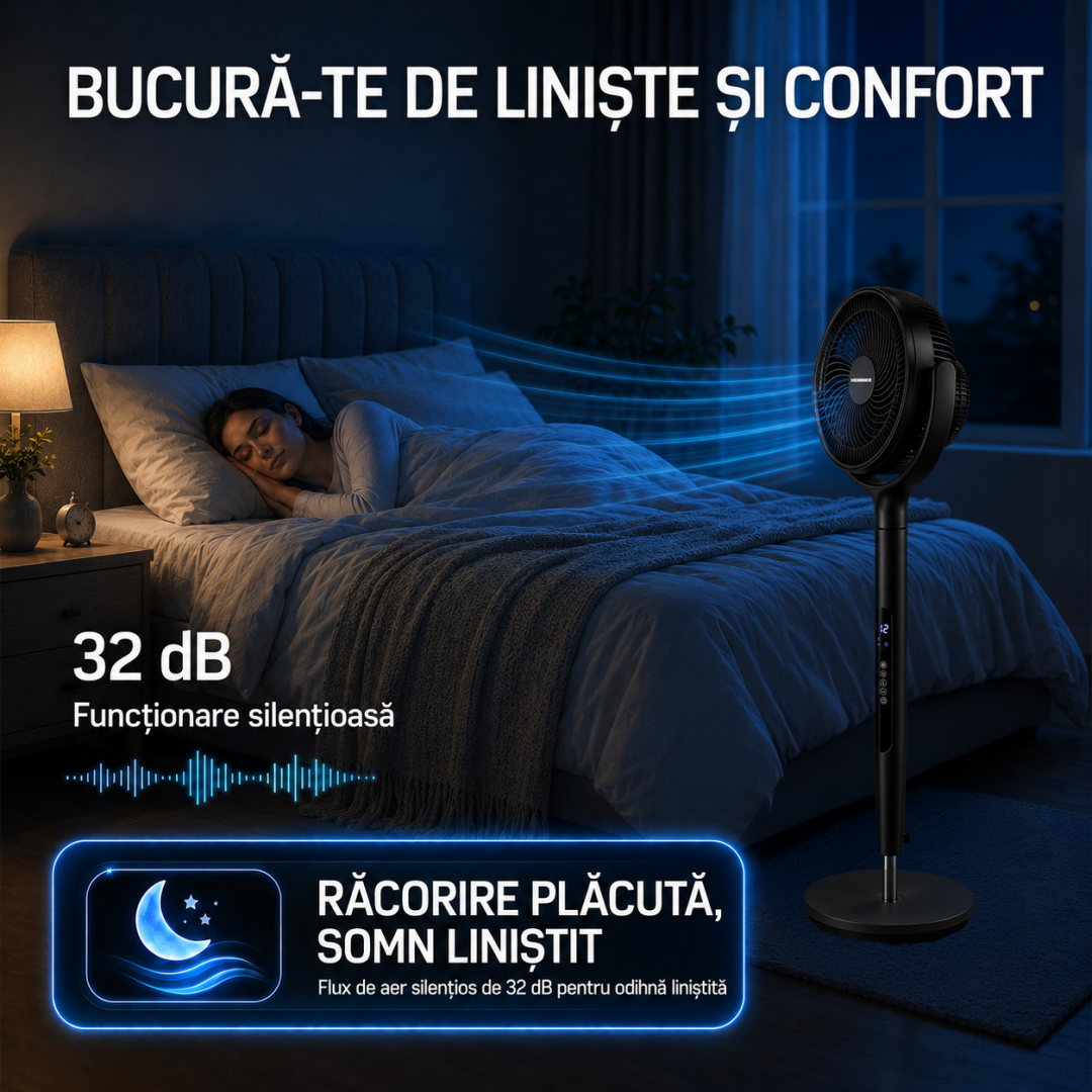 Ventilator cu Picior Heinner HSF-MAT24DC