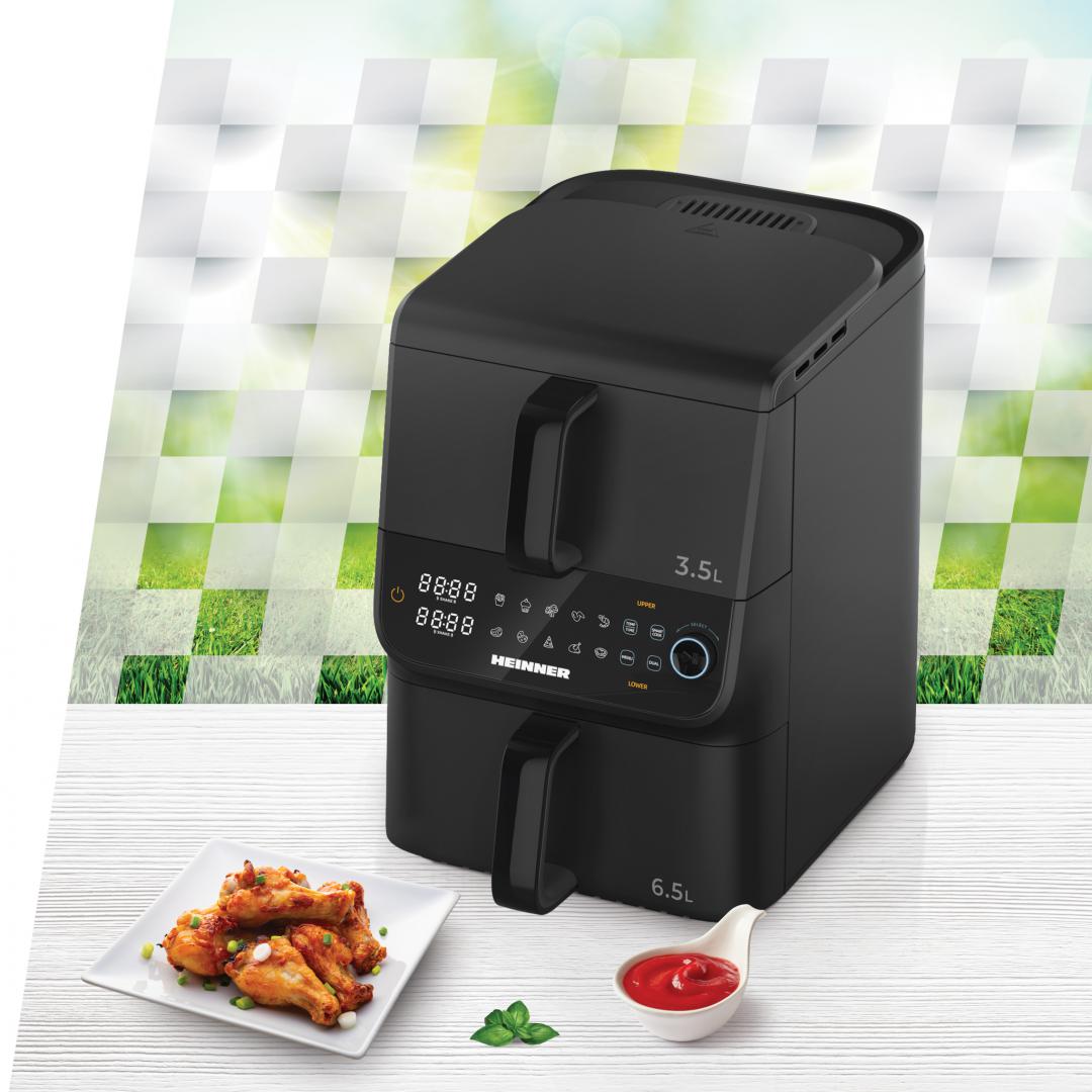 FRITEUZA DUBLA HEINNER HAF-C10DBS25BK